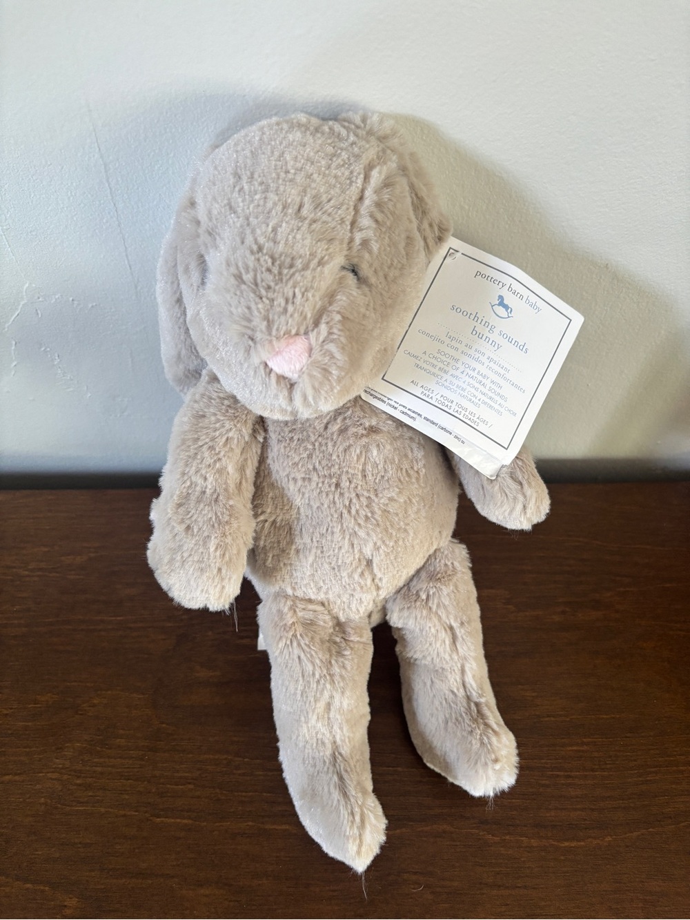 Pottery Barn NWT Soothing Sounds Bunny